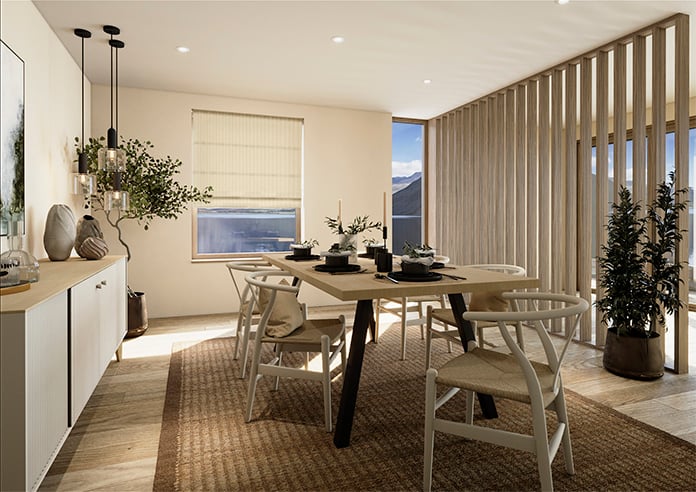 Ravelle Stripe, Honeycomb - Roman Blind - Image 6